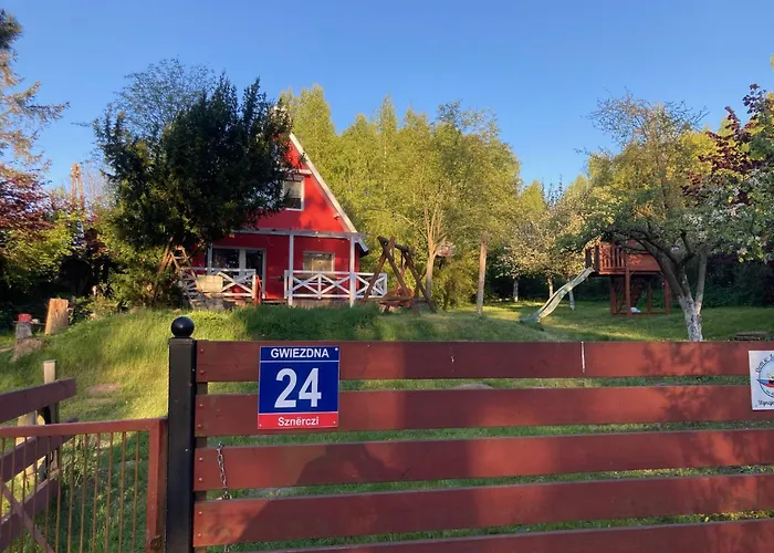Dom W Jablonkach Wakacje, Kaszuby, Chmielno, Sznurki Gwiezdna 24 بيت للعطل *